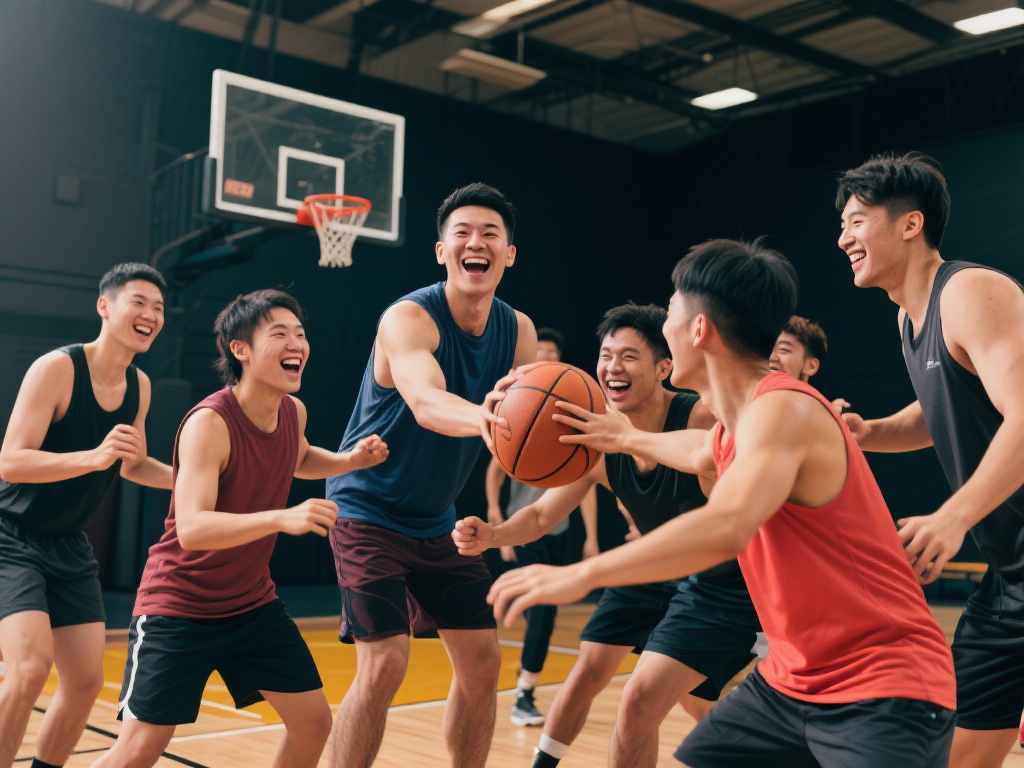 以团体运动为例，团队篮球或者小组HIIT训练能充分