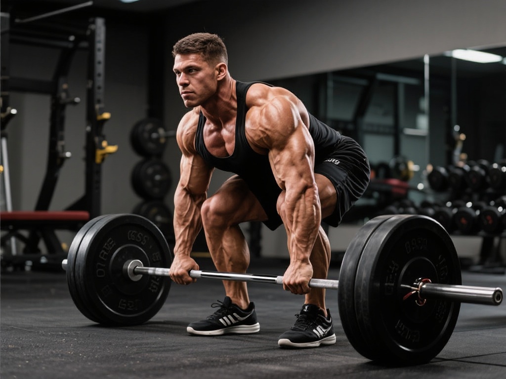 增肌雕刻：通过力量训练刺激肌肉生长，每组动作控制在