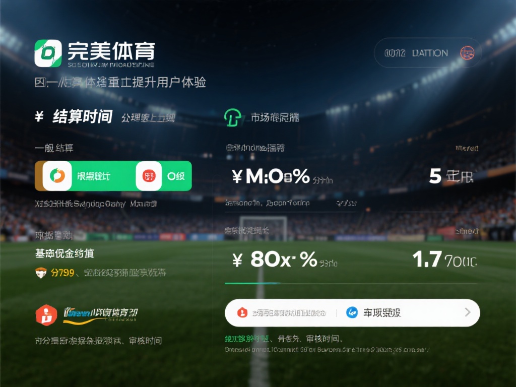 完美体育注重提升用户体验，因此在结算时间的处理上投