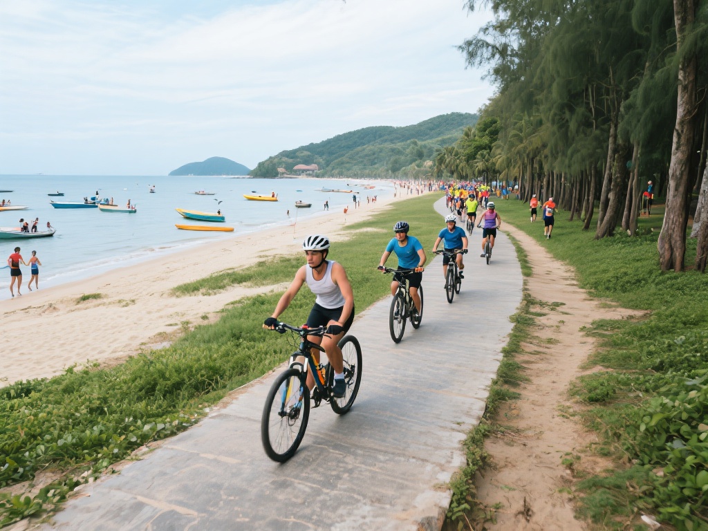 西港完美体育:畅享活力与激情的运动天堂体验 除了水上运动,西港还以多样的陆上运动闻名。对于跑步